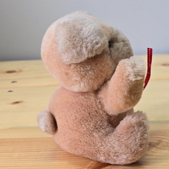 Vintage Russ Berrie Puppy Dog Plush Taffy Bone Stuffed Animal 5 Inch Toy - Picture 2 of 12